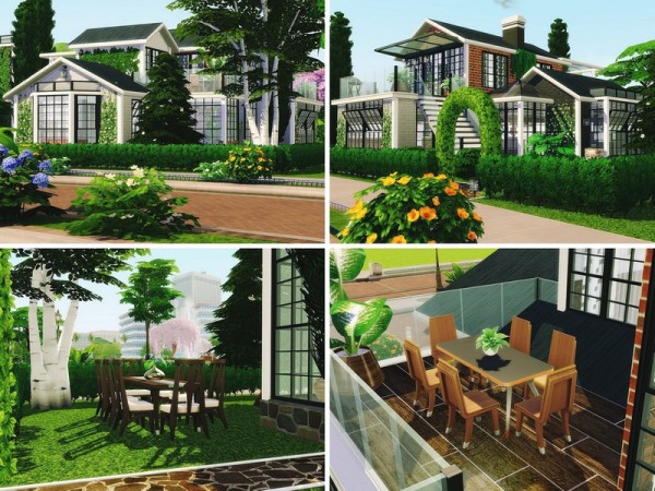  The Sims Resource: Scandinavian Luxury Home by MychQQQ