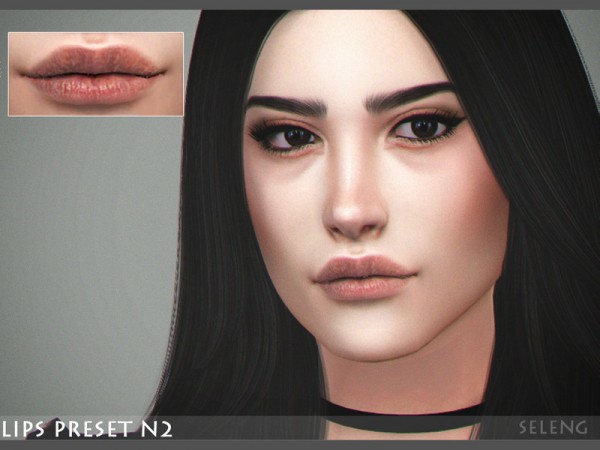  The Sims Resource: Lips Preset N2 by Seleng