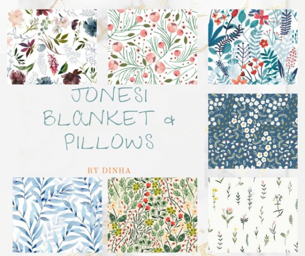  Dinha Gamer: Jonesi Blanket and Pillows by Dinha