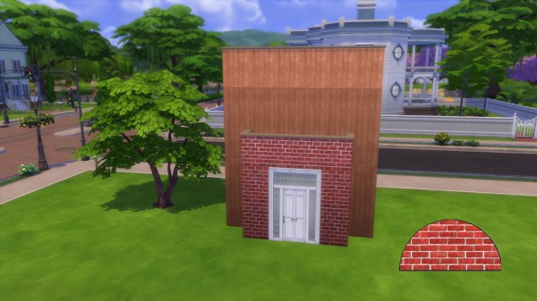 Mod The Sims: Brick walls pack by iSandor