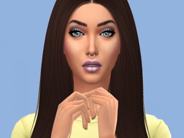  The Sims Resource: Matte Lipstick by Ghoul Simmer