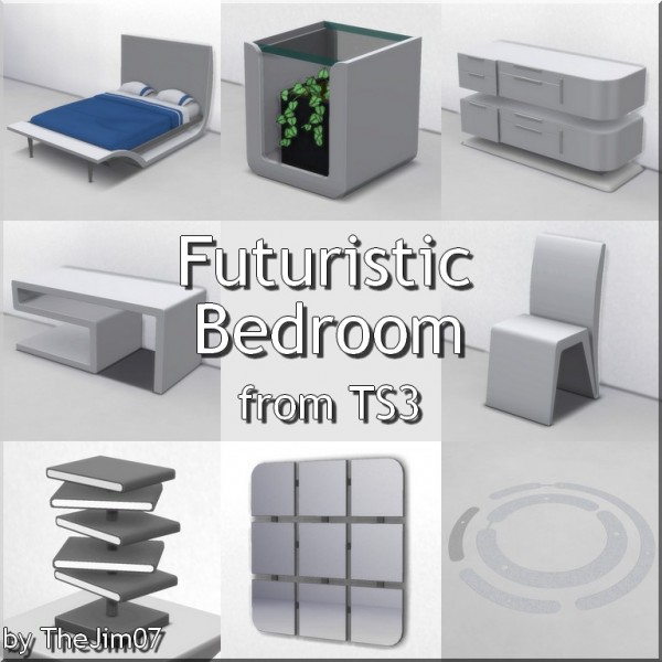  Mod The Sims: Futuristic Bedroom by TheJim07
