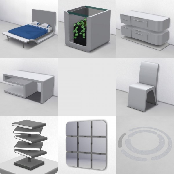  Mod The Sims: Futuristic Bedroom by TheJim07