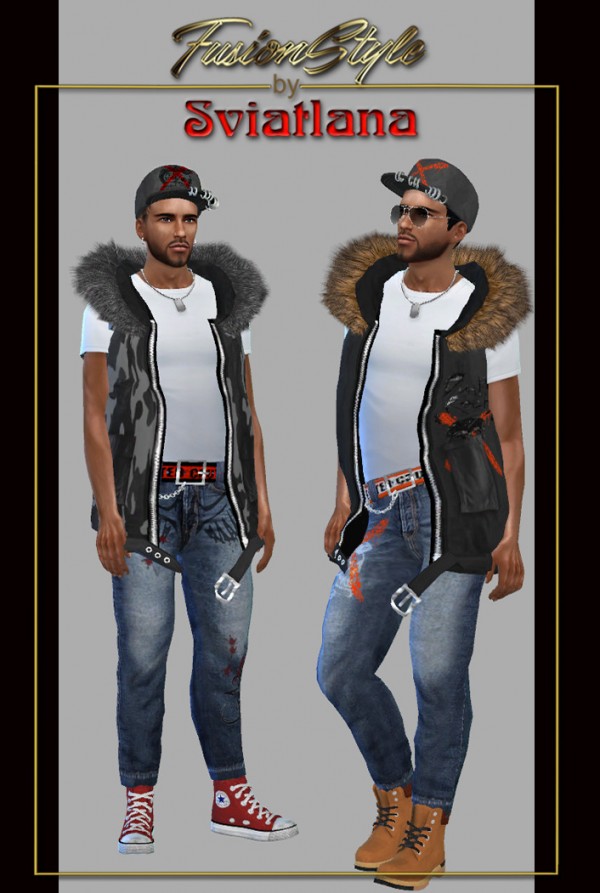  Fusion Style: Sleeveless jacket