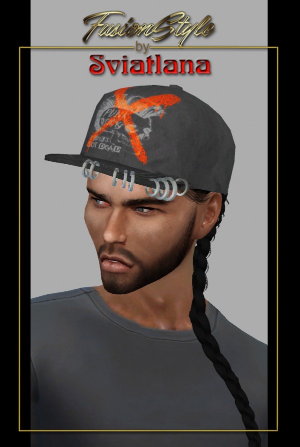  Fusion Style: Cap with metal hoops