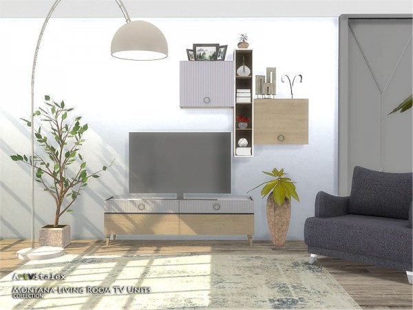  The Sims Resource: Montana Living Room TV Units by ArtVitalex