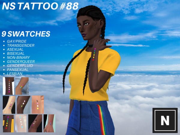  The Sims Resource: Tattoo 88   Pride by networksims