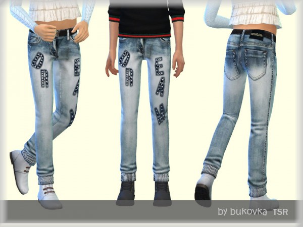  The Sims Resource: Denim Dream pants by bukovka