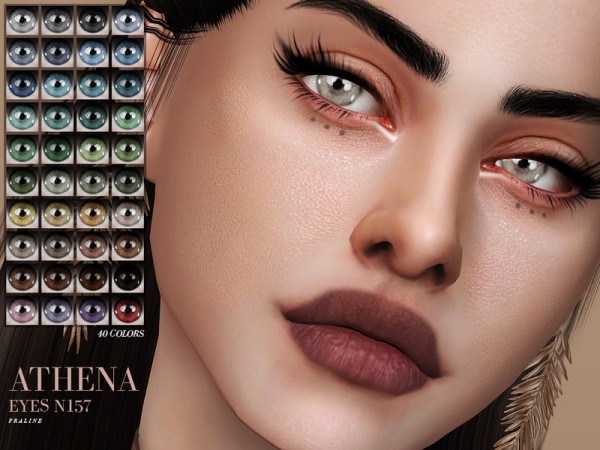  The Sims Resource: Athena Eyes N157 by Pralinesims