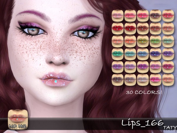  The Sims Resource: Lips 166 by tatygagg