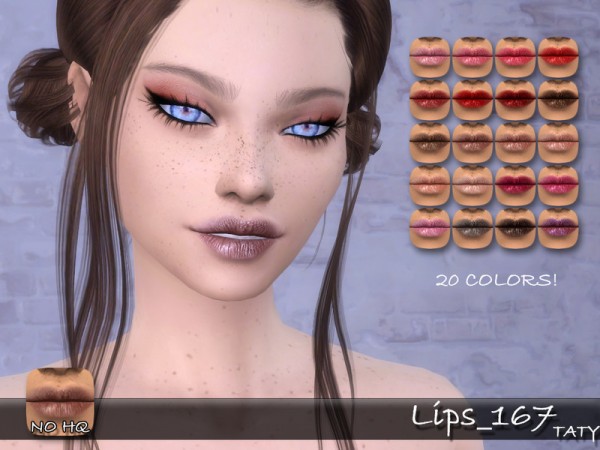  The Sims Resource: Lips 167 by Taty