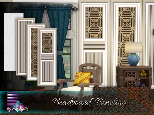  The Sims Resource: Beadboard Paneling by emerald