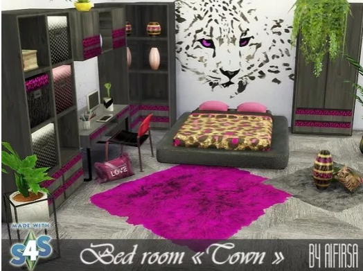  Aifirsa Sims: Furniture for the bedroom Town