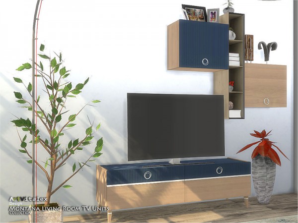  The Sims Resource: Montana Living Room TV Units by ArtVitalex
