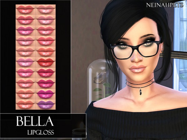  The Sims Resource: Bella Lipgloss by neinahpets