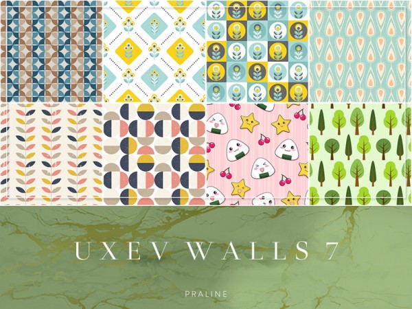  The Sims Resource: UXEV Walls by Pralinesims