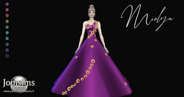  Jom Sims Creations: Mielya Flower dress