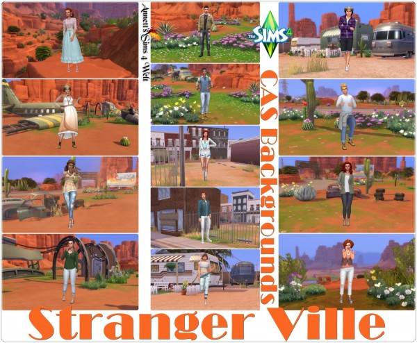  Annett`s Sims 4 Welt: CAS Backgrounds   Stranger Ville