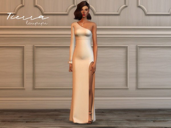  The Sims Resource: Tierra Dress by Laupipi