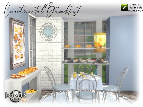  The Sims Resource: Continental Breakfast Diningroom by jomsims