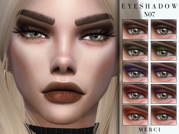  The Sims Resource: Eyeshadow N07 by Merci