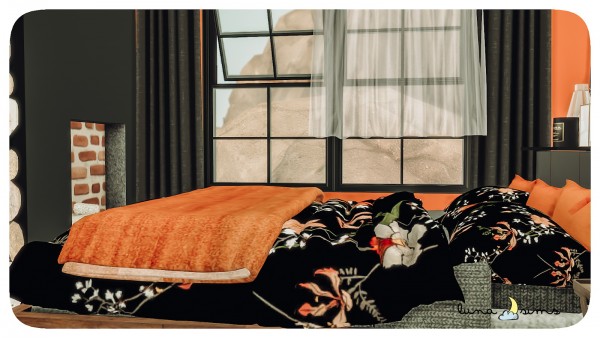  Luna Sims: Fire Inspired Bedroom