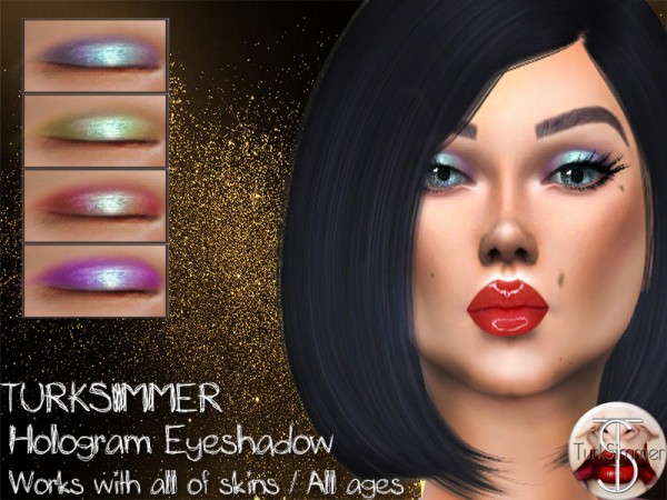  The Sims Resource: Hologram Eyeshadow by  turksimmer