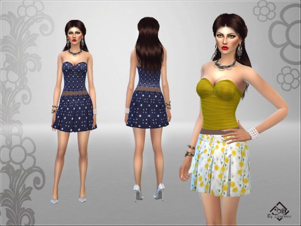  The Sims Resource: Spring Dress Mini by Devirose