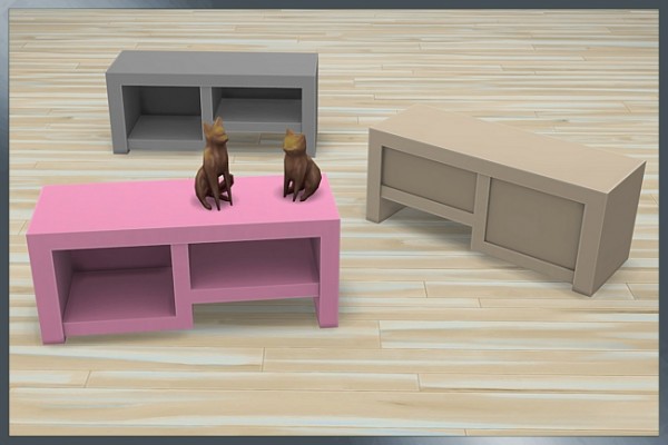  Blackys Sims 4 Zoo: Sideboard Luv Lolly by Cappu
