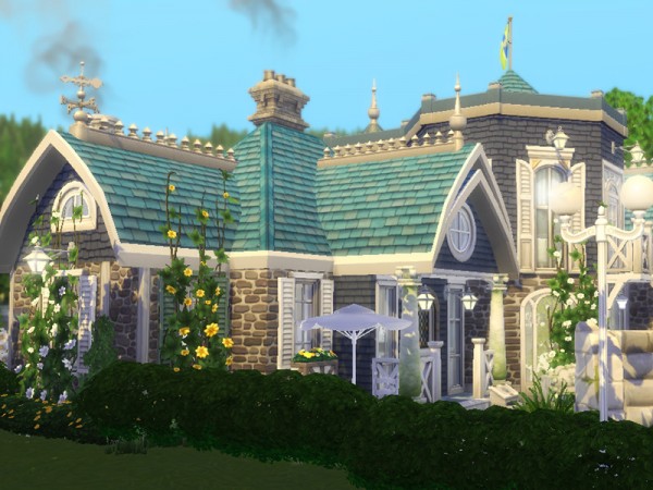  The Sims Resource: Shabby Chic Villa by dasie2