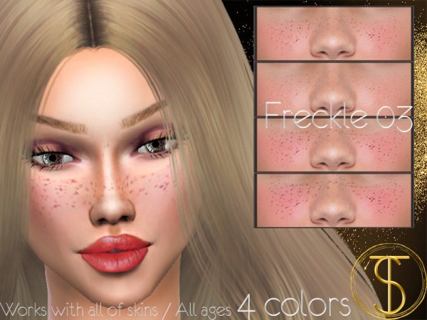  The Sims Resource: Freckle 03 by turksimmer