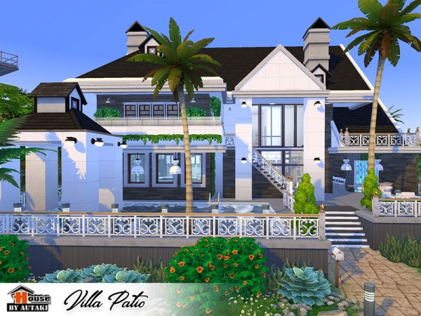  The Sims Resource: Villa Patio by Autaki
