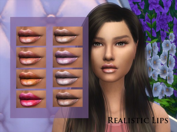  The Sims Resource: Realistic Lips by 3NN