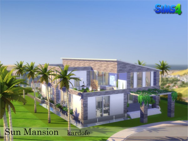  The Sims Resource: Sun Mansion House by kardofe