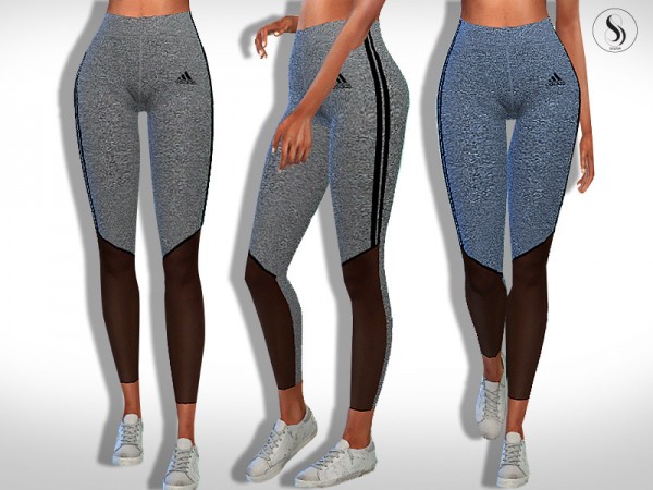  The Sims Resource: Transparent Fitness Leggings by Saliwa