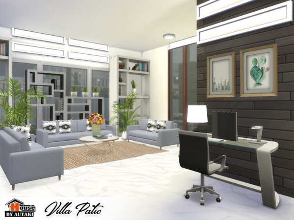  The Sims Resource: Villa Patio by Autaki