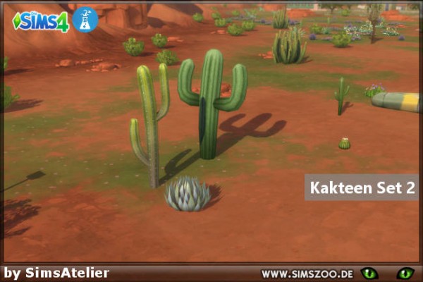  Blackys Sims 4 Zoo: Cacti Set 2 by SimsAtelier