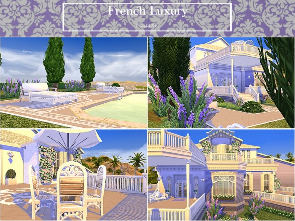  The Sims Resource: French Luxury House by Pralinesims