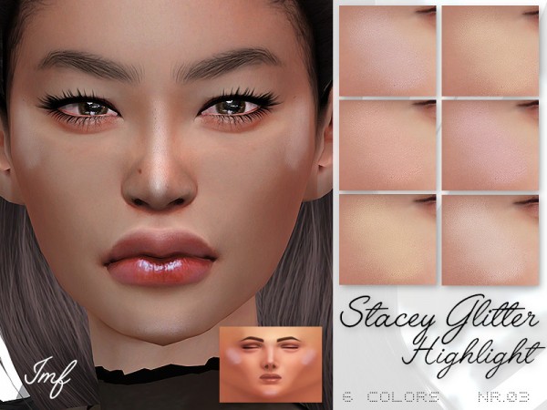  The Sims Resource: Stacey Glitter Highlight N.03 by IzzieMcFire