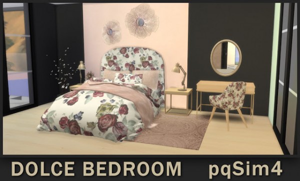 PQSims4: Dolce bedroom • Sims 4 Downloads