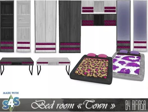  Aifirsa Sims: Furniture for the bedroom Town