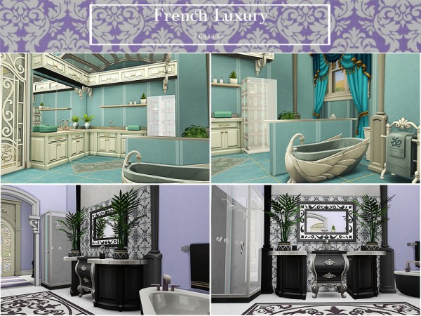  The Sims Resource: French Luxury House by Pralinesims