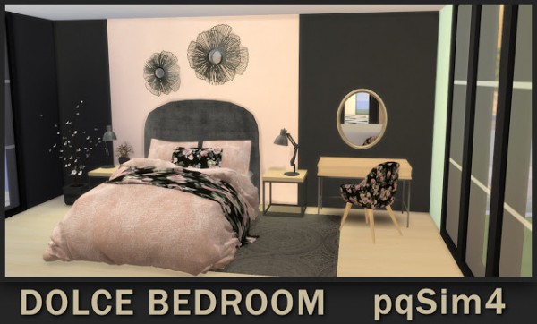 PQSims4: Dolce bedroom • Sims 4 Downloads