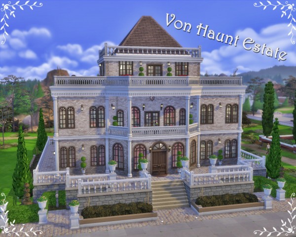  Mod The Sims: Von Haunt Estate by huso1995