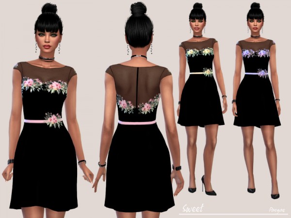  The Sims Resource: Sweet dress by Paogae