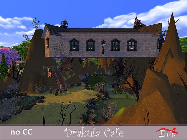  The Sims Resource: Dracula Cafe by evi
