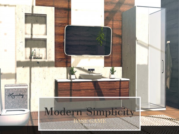  The Sims Resource: Modern Simplicity House by Pralinesims