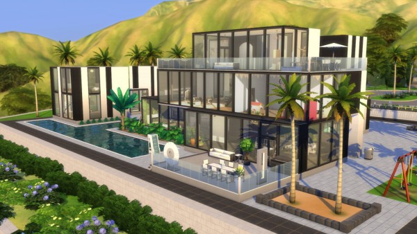  Mod The Sims: Mega Plaza Top View Modern by dajuberthelot