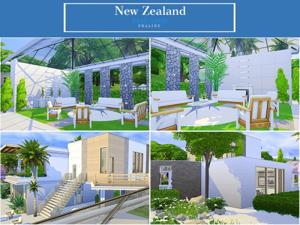  The Sims Resource: New Zealand House by Pralinesims