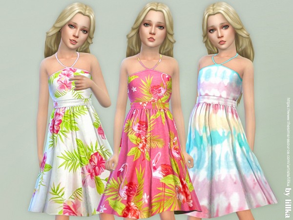  The Sims Resource: Girls Dresses Collection P120 by lillka